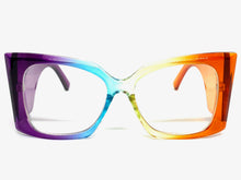 Oversized Exaggerated Retro Cat Eye Style Clear Lens EYEGLASSES Super Thick Multicolor Optical Frame - RX Capable 6107