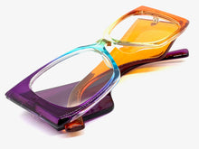 Oversized Exaggerated Retro Cat Eye Style Clear Lens EYEGLASSES Super Thick Multicolor Optical Frame - RX Capable 6107