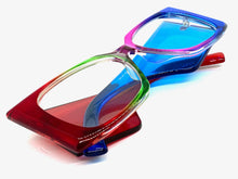 Oversized Exaggerated Retro Cat Eye Style Clear Lens EYEGLASSES Super Thick Multicolor Optical Frame - RX Capable 6107