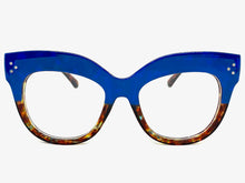 Oversized Exaggerated Retro Cat Eye Style Clear Lens EYEGLASSES Large Multicolor Optical Frame - RX Capable 6107