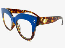 Oversized Exaggerated Retro Cat Eye Style Clear Lens EYEGLASSES Large Multicolor Optical Frame - RX Capable 6107