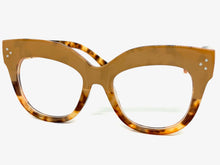 Oversized Exaggerated Retro Cat Eye Style Clear Lens EYEGLASSES Large Multicolor Optical Frame - RX Capable 6107