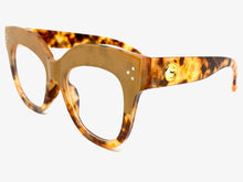 Oversized Exaggerated Retro Cat Eye Style Clear Lens EYEGLASSES Large Multicolor Optical Frame - RX Capable 6107