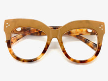 Oversized Exaggerated Retro Cat Eye Style Clear Lens EYEGLASSES Large Multicolor Optical Frame - RX Capable 6107
