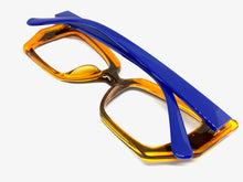 Classy Modern Retro Cat Eye Style Clear Lens EYEGLASSES Funky Multicolor Optical Frame - RX Capable 5206