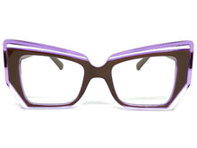 Classy Modern Retro Cat Eye Style Clear Lens EYEGLASSES Funky Multicolor Optical Frame - RX Capable 5206