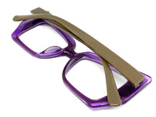 Classy Modern Retro Cat Eye Style Clear Lens EYEGLASSES Funky Multicolor Optical Frame - RX Capable 5206