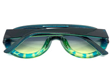 Oversized Classic Vintage Retro Style SUNGLASSES Large Teal Frame 2464