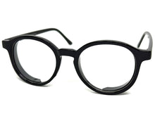 Classic Elegant Vintage Retro Style Clear Lens EYEGLASSES Round Black Frame 1508