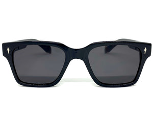 Classic Vintage Retro Style SUNGLASSES Square Black Frame 5006