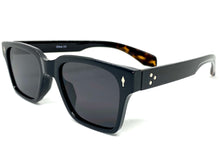 Classic Vintage Retro Style SUNGLASSES Square Black Frame 5006