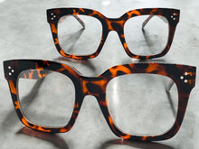 Oversized Exaggerated Vintage Retro Style Clear Lens EYEGLASSES Thick Tortoise Frame 6994