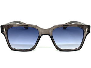 Classic Vintage Retro Style SUNGLASSES Square Gray Frame 5006