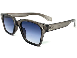 Classic Vintage Retro Style SUNGLASSES Square Gray Frame 5006