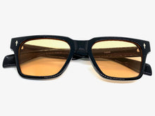 Classic Vintage Retro Style SUNGLASSES Square Black Frame 5006