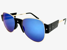 Exaggerated Classic Vintage Retro Style SUNGLASSES Large Black Frame 4563