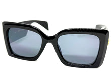 Oversized Luxury Vintage Retro Style SUNGLASSES Super Thick Black Frame - Dark Lens 15013