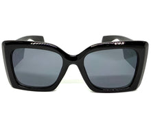 Oversized Luxury Vintage Retro Style SUNGLASSES Super Thick Black Frame - Dark Lens 15013
