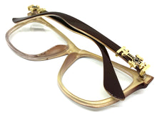 Classic Vintage Retro Style Clear Lens EYEGLASSES Brown Frame 1388