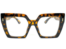 Oversized Vintage Retro Style Clear Lens EYEGLASSES Thick Square Tortoise Frame E2088