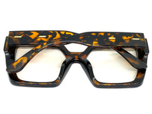 Oversized Vintage Retro Style Clear Lens EYEGLASSES Thick Square Tortoise Frame E2088