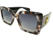 Oversized Luxury Vintage Retro Style SUNGLASSES Large Super Thick Leopard Frame 15013