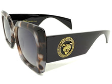 Oversized Luxury Vintage Retro Style SUNGLASSES Large Super Thick Leopard Frame 15013