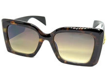 Oversized Luxury Vintage Retro Style SUNGLASSES Large Super Thick Leopard Frame 15013