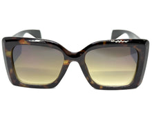 Oversized Luxury Vintage Retro Style SUNGLASSES Large Super Thick Leopard Frame 15013