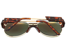Exaggerated Classic Vintage Retro Style SUNGLASSES Large Tortoise Frame 4563