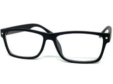 Classy Elegant Contemporary Modern Style Clear Lens EYEGLASSES Matte Black Frame 8824