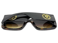 Oversized Luxury Vintage Retro Style SUNGLASSES Large Super Thick Leopard Frame 15013