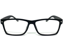 Classy Elegant Contemporary Modern Style Clear Lens EYEGLASSES Matte Black Frame 8824