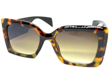 Oversized Luxury Vintage Retro Style SUNGLASSES Large Super Thick Leopard Frame 15013