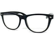 Classic Vintage Retro Style Clear Lens EYEGLASSES Black Frame 7460