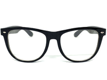 Classic Vintage Retro Style Clear Lens EYEGLASSES Black Frame 7460