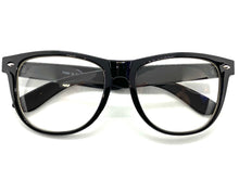 Classic Vintage Retro Style Clear Lens EYEGLASSES Black Frame 7460