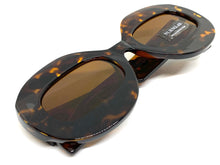 Oversized Vintage Retro Style SUNGLASSES Large Round Tortoise Frame 4724