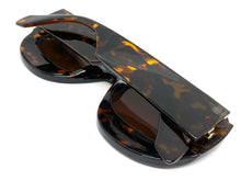 Oversized Vintage Retro Style SUNGLASSES Large Round Tortoise Frame 4724