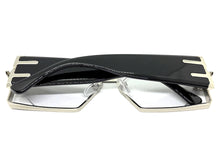 Classic Vintage Retro Hip Hop Rapper Style Clear Lens EYEGLASSES Large Silver Frame 5542