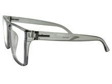 Classy Contemporary Modern Style Clear Lens Blue Light Block Computer EYEGLASSES Gray Frame 35004