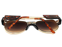 Exaggerated Classic Vintage Retro Style SUNGLASSES Large Tortoise Frame 4562
