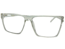 Classy Contemporary Modern Style Clear Lens Blue Light Block Computer EYEGLASSES Transparent Frame 35004