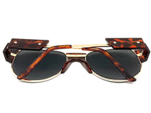 Exaggerated Classic Vintage Retro Style SUNGLASSES Large Tortoise Frame 4562