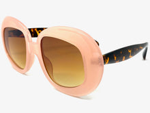 Oversized Exaggerated Vintage Retro Style SUNGLASSES Round Pink Frame E2083