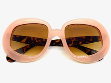 Oversized Exaggerated Vintage Retro Style SUNGLASSES Round Pink Frame E2083