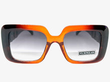 Classic Vintage Retro Luxury Hip Hop Style SUNGLASSES Square Brown Frame 8263