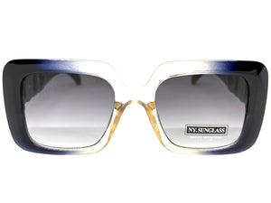 Classic Vintage Retro Luxury Hip Hop Style SUNGLASSES Square Purple Frame 8263