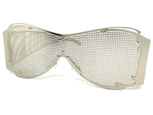 Costume Party Club Raver Party SUNGLASSES Silver Metal Mesh Frame 5198