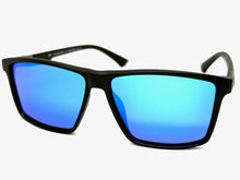 Classic Sporty Driving Fishing POLARIZED SUNGLASSES Black Frame - Blue Lens 5321